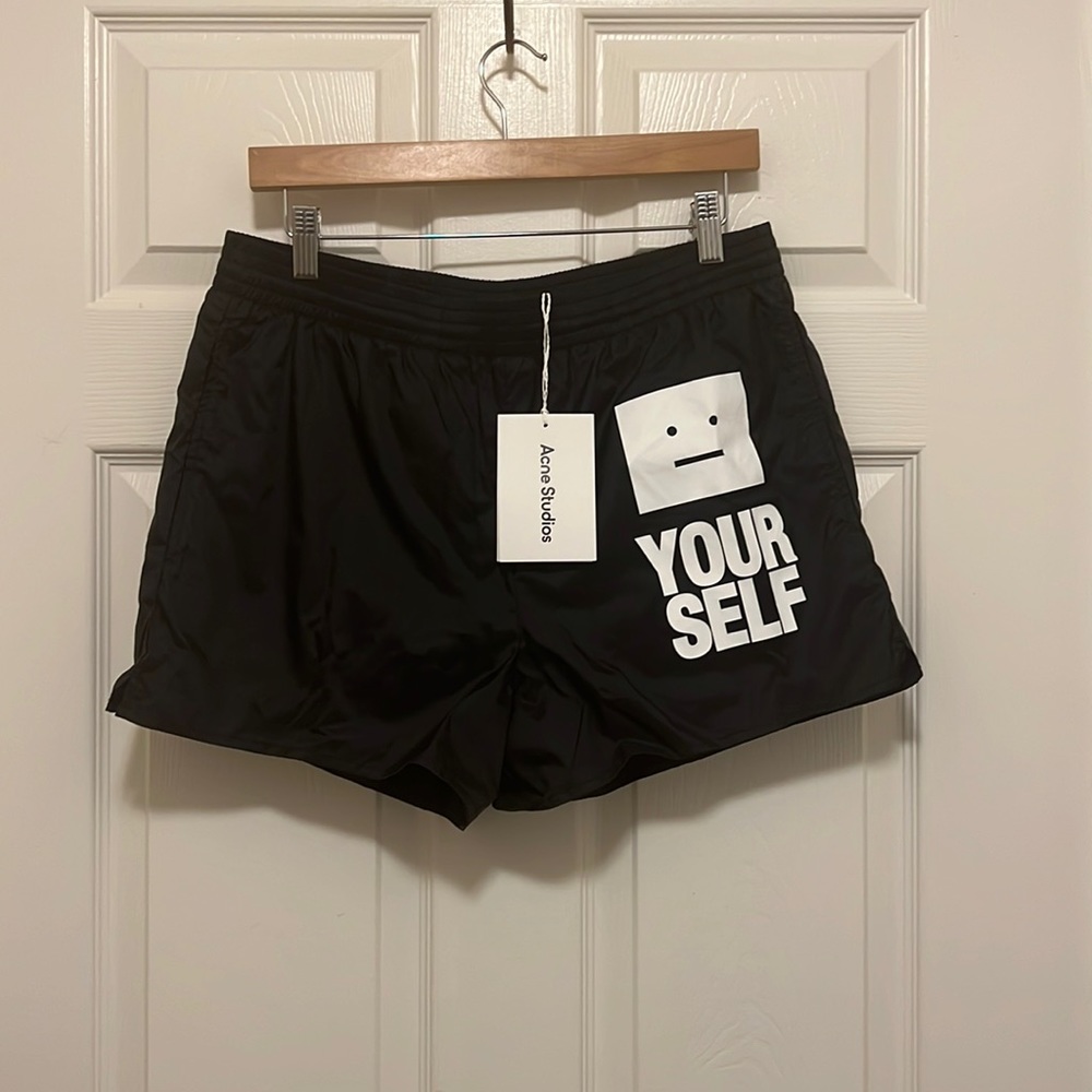 ACNE STUDIOS black swim shorts - NEW WITH TAGS